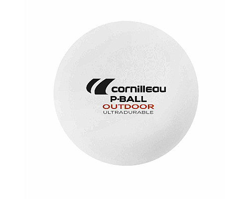 М'ячі для настільного тенісу Cornilleau OUTDOOR 6 шт, білі