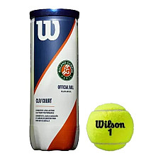 М'ячі для тенісу Wilson ROLAND GARROS CLAY CT 3