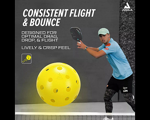 М'ячі для піклболу Joola Heleus 4 шт, жовті