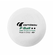 М'ячі для настільного тенісу Cornilleau P-BALLS 2** 6 шт, білі