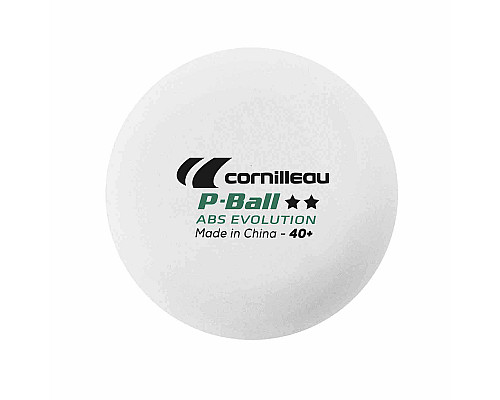 М'ячі для настільного тенісу Cornilleau P-BALLS 2** 6 шт, білі