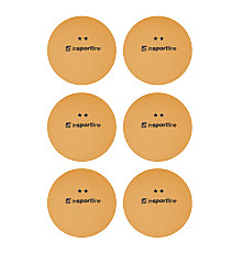 М'ячі для настільного тенісу inSPORTline Elisenda S2 6 шт, помаранчеві