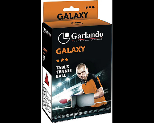 М'ячі для настільного тенісу Garlando Galaxy 6 шт, білі