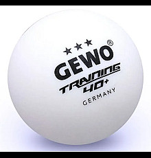 М'ячі для настільного тенісу Gewo Trainingsball 40+ 6 шт, білі