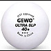 М'ячі для настільного тенісу Gewo Ultra SLP 40+ 6 шт, білі