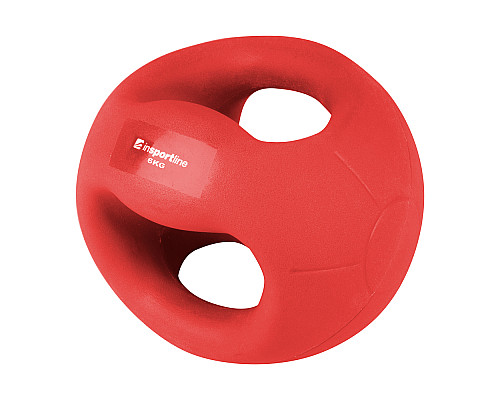 Медичний м'яч з ручками inSPORTline Grab Me 6 кг