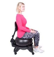 Реабілітаційне крісло з м'ячем inSPORTline G-Chair
