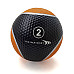Медичний м'яч YakimaSport 2 кг, чорно-помаранчевий