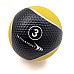 Медичний м'яч YakimaSport 3 кг, чорно-жовтий