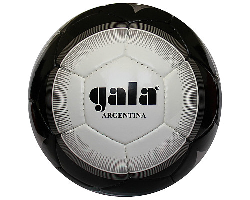 М'яч футбольний Gala Argentina BF5003SA розмір 5, чорно-сірий