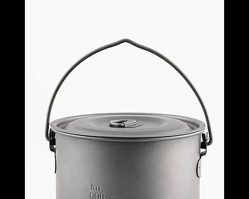 Казанок титановий Mobi Garden NX20666032 1,25л, сірий
