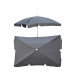 Парасолька садова Jumi Garden 200 х 130 см, сіра