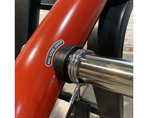 Діп-станція Bauerfitness PLM-402, чорно-червона