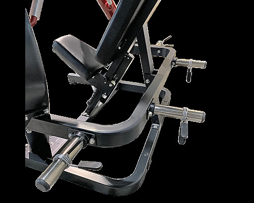 Діп-станція Bauerfitness PLM-405, чорно-червона