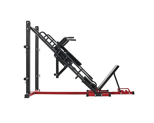 Жим ногами VEVOR HM1904, чорно-червоний