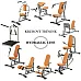Тренажер BODY-SOLID Hydraulicline CLE500 для квадрицепсів - чорний