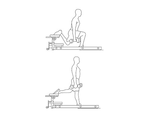 Тренажер для м'язів стегон inSPORTline X-NT HT10 Hip Thrust