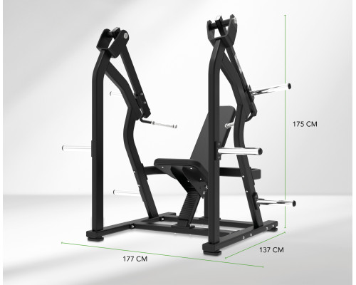 Тренажер для жиму Tunturi Platinum Shoulder Press V чорна