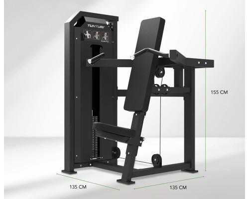 Силова станція 4 в 1 Tunturi Platinum Shoulder Press чорна
