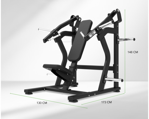 Тренажер для жиму Tunturi Platinum Incline Chest Press, чорна