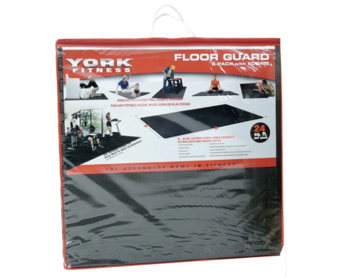 Килимок-пазл York Fitness FLOORGUARD 1,2см 4 частин Килимок-пазл York Fitness FLOORGUARD 1,2см 4 частин