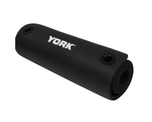 Мат для фітнесу York Fitness NBR 1 см чорний