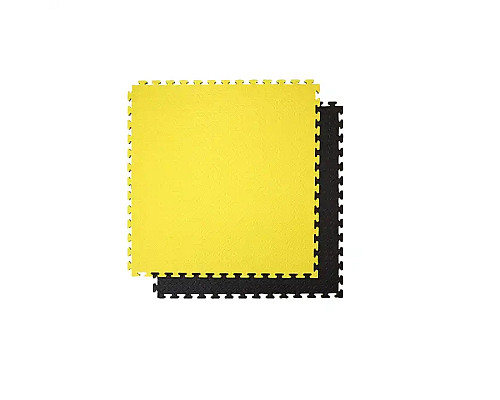 Мат-пазл WCG EVA 100 х 100 х 3 см - чорно-жовтий