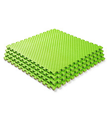 Мат-пазл WCG EVA 100 х 100 х 2 см - зелено-бежевий