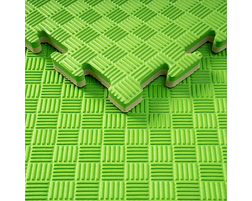 Мат-пазл WCG EVA 100 х 100 х 2 см - зелено-бежевий