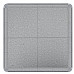 Захисний килимок inSPORTline Luxteko Waffle 100 x 100 x 2 см мармур