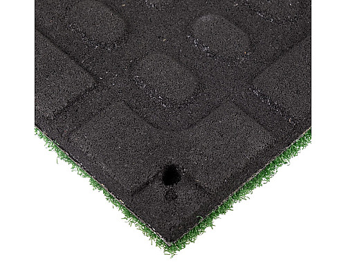 Захисний килимок inSPORTline Grasteko 100 x 100 x 2 см зелений