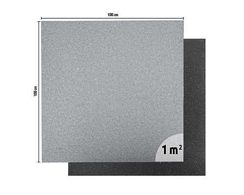 Захисний килимок inSPORTline Luxteko Flat 100 x 100 x 1,5 см, мармур