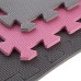 Захисний килимок для фітнесу ONE FITNESS MP10 180 см x 180 см x 1 см різнокольоровий(сірий,чорний,рожевий)