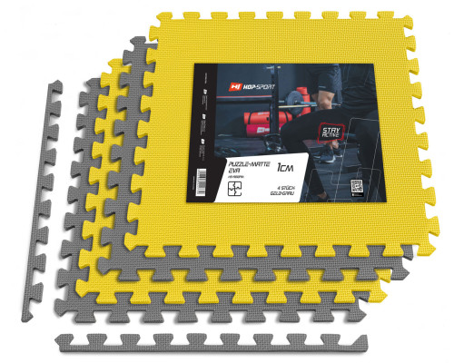 Мат-пазл Hop-Sport EVA 1cm HS-A010PM - 6 частин сірий Мат-пазл Hop-Sport EVA 1cm HS-A010PM - 6 частин сірий