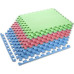 Один захисний килимок для фітнесу ONE FITNESS MP10 180 см x 180 см x 1 см різнокольоровий(синій,червоний,зелений)