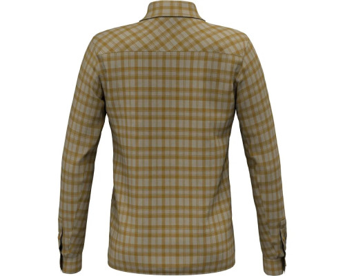 Сорочка чоловіча Salewa FANES FLANNEL 5 PL M L/S SHIRT 28446 7189 розмір 52/XL - коричнева
