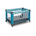 Ліжечко-манеж Lionelo Stefi Green Turquoise 64 х 124 х 73 см - синій