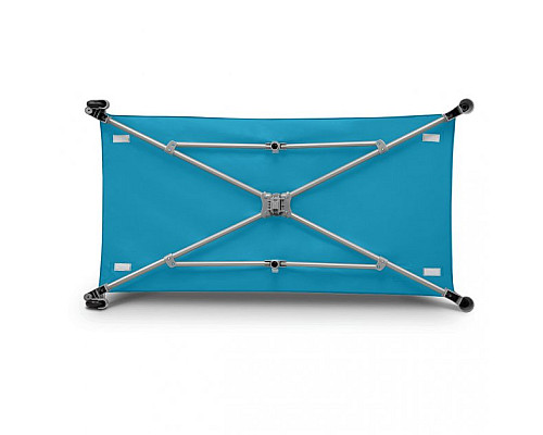 Ліжечко-манеж Lionelo Stefi Green Turquoise 64 х 124 х 73 см - синій