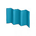 Ліжечко-манеж Lionelo Stefi Green Turquoise 64 х 124 х 73 см - синій