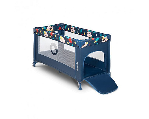 Ліжечко-манеж Lionelo Stefi Blue Navy - темно-синій