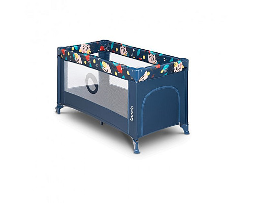 Ліжечко-манеж Lionelo Stefi Blue Navy - темно-синій