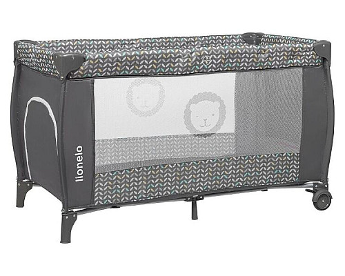 Ліжечко-манеж Lionelo Sven Plus Grey Scandi - сірий