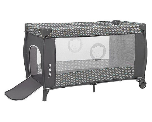 Ліжечко-манеж Lionelo Sven Plus Grey Scandi - сірий