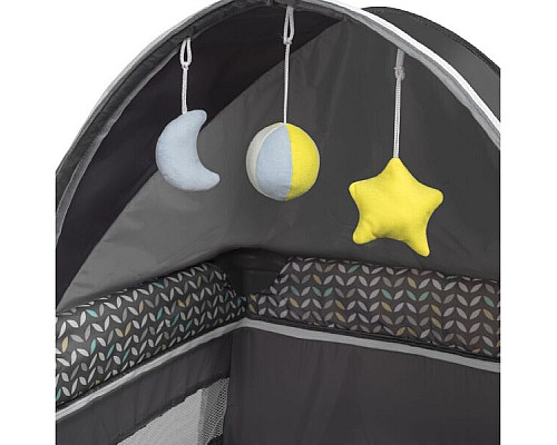 Ліжечко-манеж Lionelo Sven Plus Grey Scandi - сірий