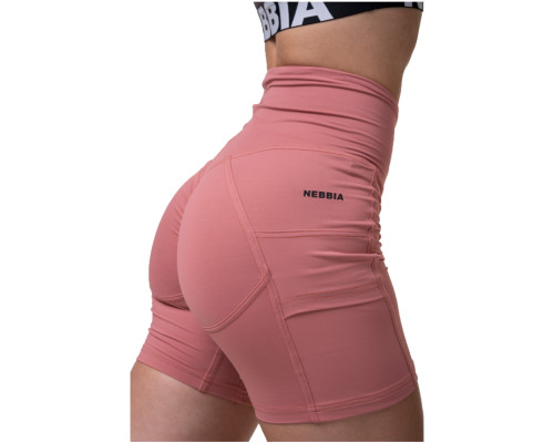Жіночі шорти спортивні Nebbia Fit & Smart 575 - рожевий/XS