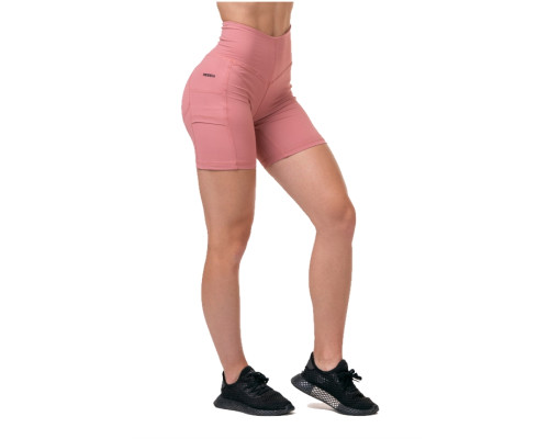 Жіночі шорти спортивні Nebbia Fit & Smart 575 - рожевий/L