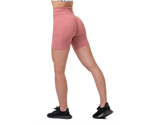 Жіночі шорти спортивні Nebbia Fit & Smart 575 - рожевий/L