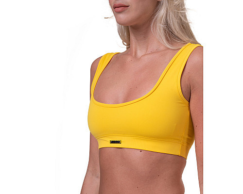 Жіночий топ, бюстгальтер Nebbia Miami Sporty Bralette 554 - жовтий/S