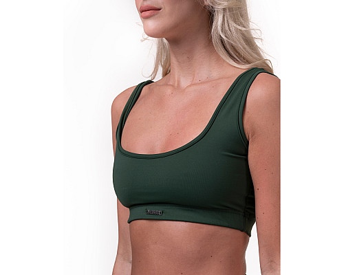 Жіночий топ, бюстгальтер Nebbia Miami Sporty Bralette 554 - зелений/S