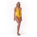 Жіночий купальник Nebbia High Energy Monokini 560 - жовтий/S